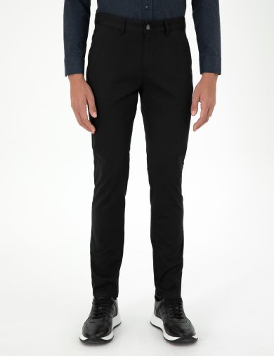 شلوار کانواس  سیاه  اندامی  مردانه  پیرکاردین