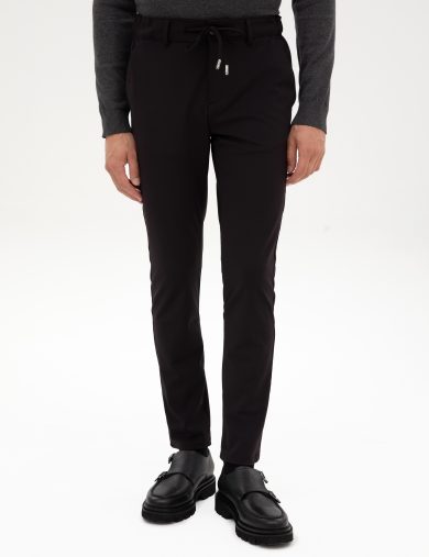 شلوار کانواس  سیاه  اندامی  مردانه  پیرکاردین