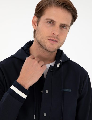 ژاکت بافته  لاجورد  رگولار  مردانه  پیرکاردین