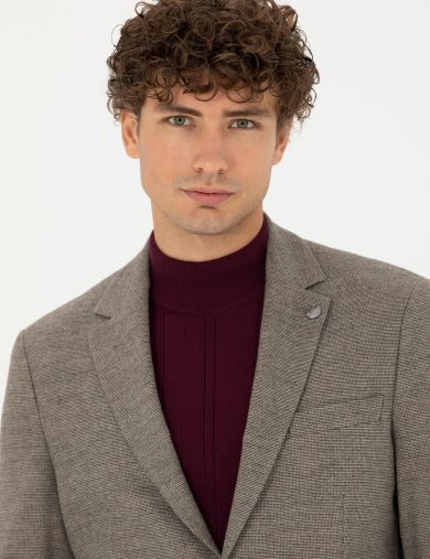 کت مونو یقه بژ  اندامی  مردانه  پیرکاردین