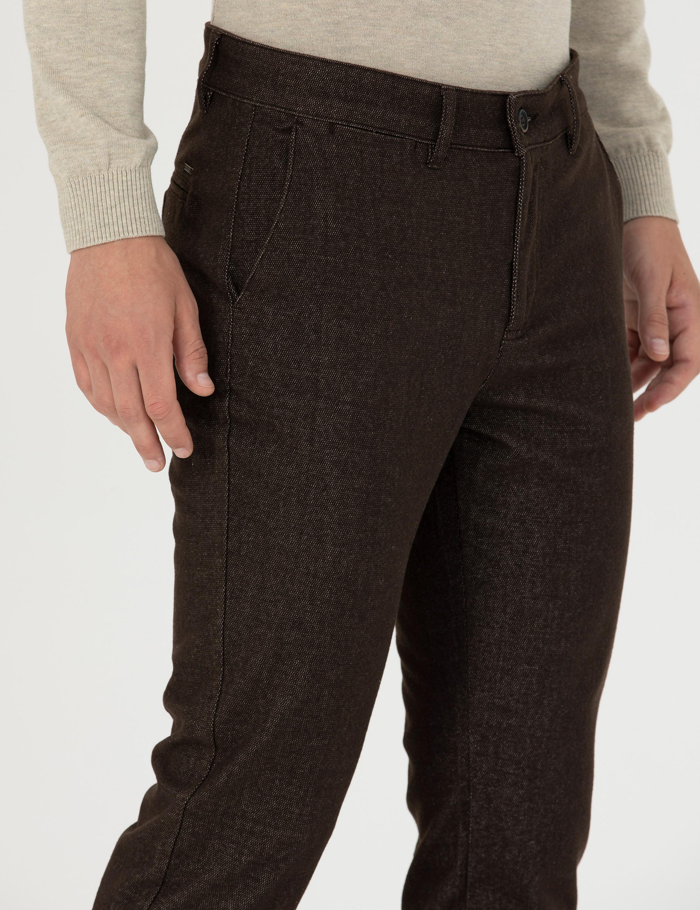 شلوار کانواس مردانه اندامی پیرکاردین 50278130-VR029 - تصویر 4