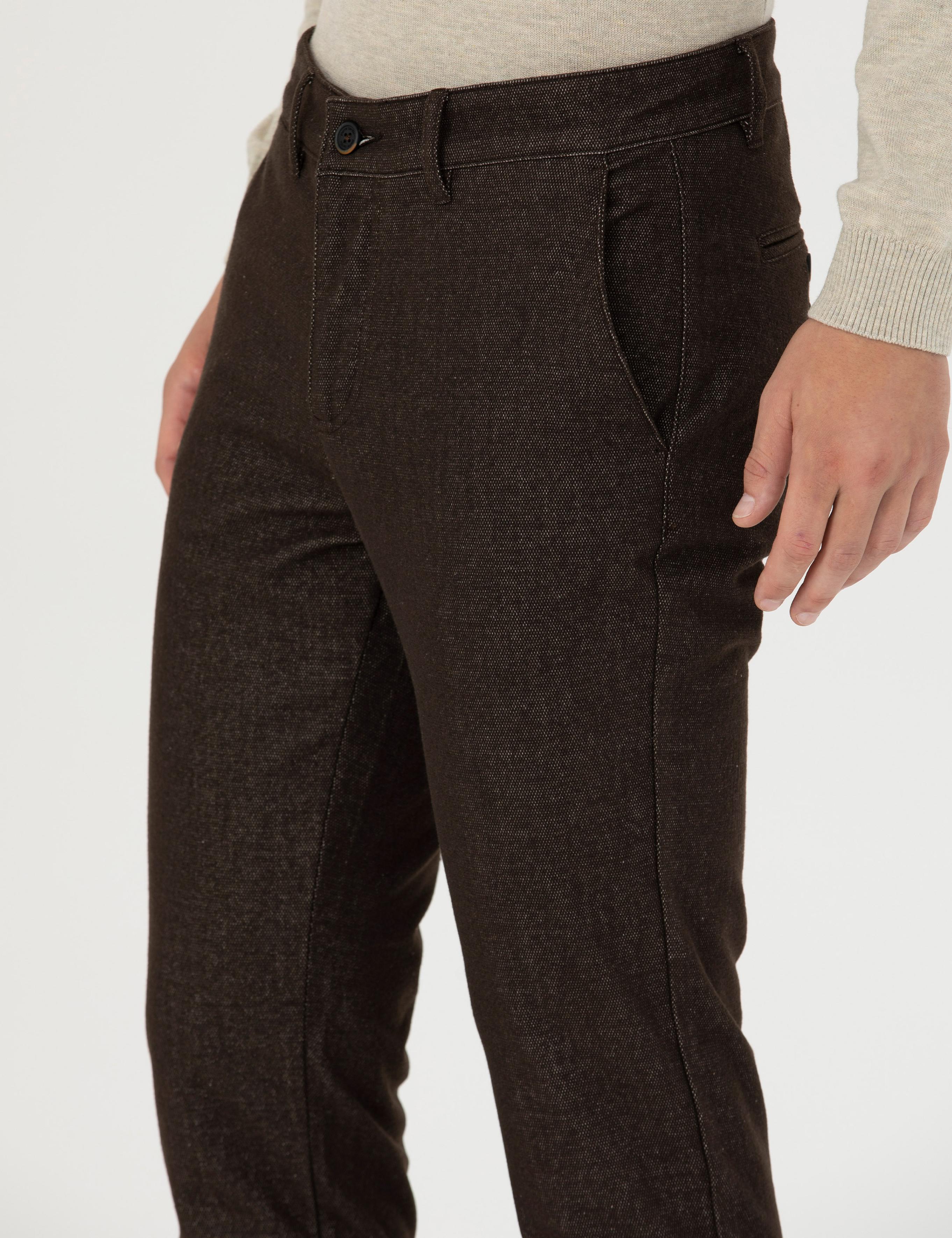 شلوار کانواس مردانه اندامی پیرکاردین 50278130-VR029 - تصویر 5