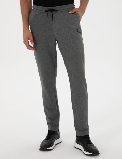 شلوار بافته  زغالی  اندامی  مردانه  پیرکاردین