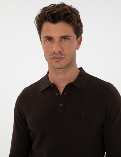 بافت  قهوه ای  اندامی  مردانه  پیرکاردین