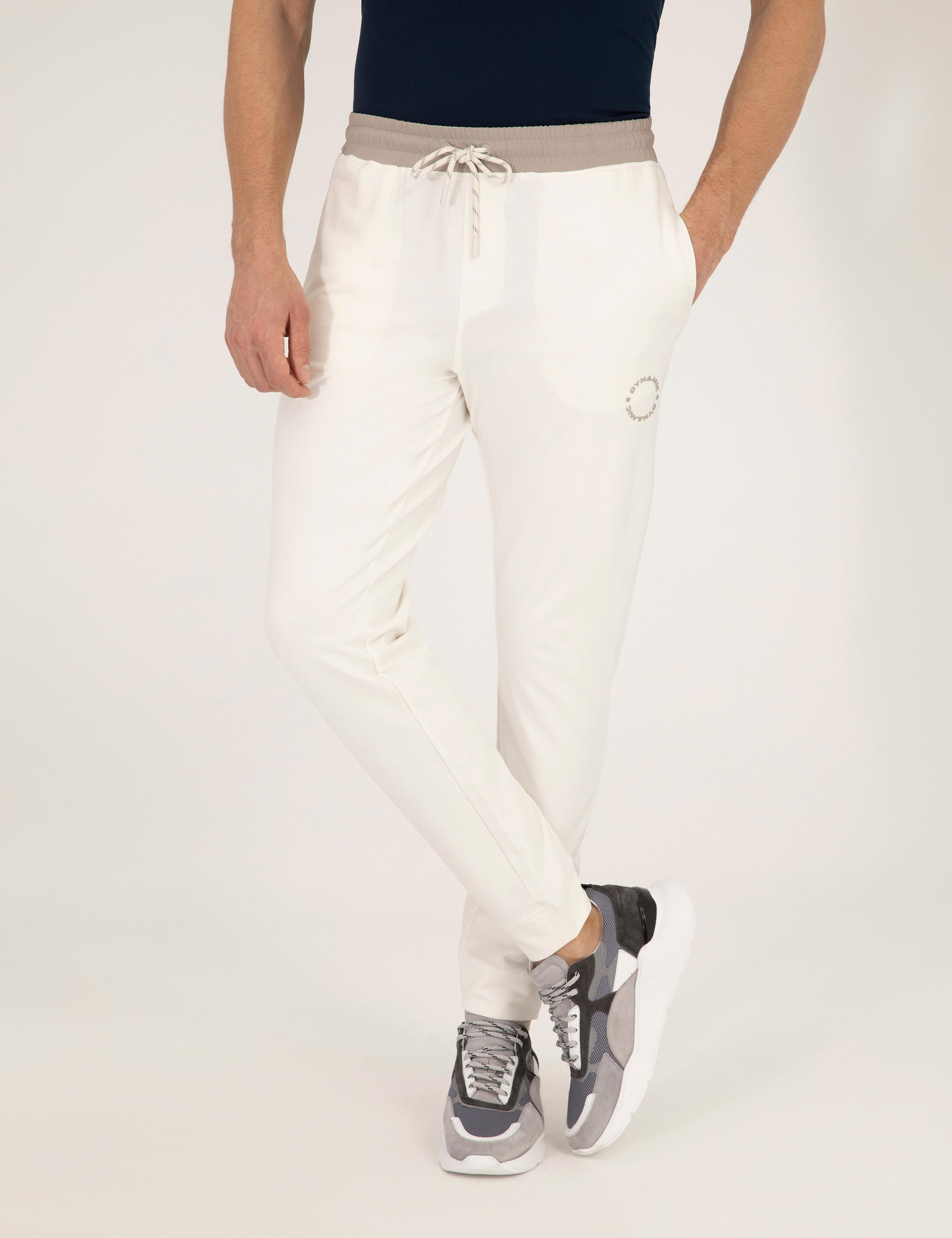 شلوار بافته  کرمی  اندامی  مردانه  پیرکاردین