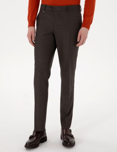 شلوار  قهوه ای  اندامی  مردانه  پیرکاردین