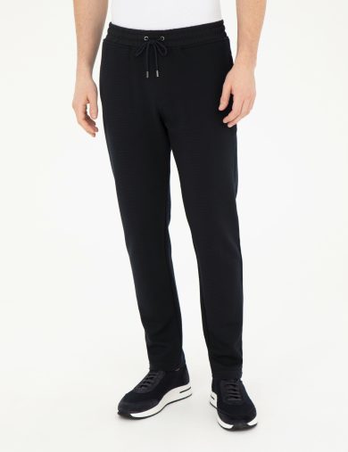 شلوار بافته  سیاه  اندامی  مردانه  پیرکاردین