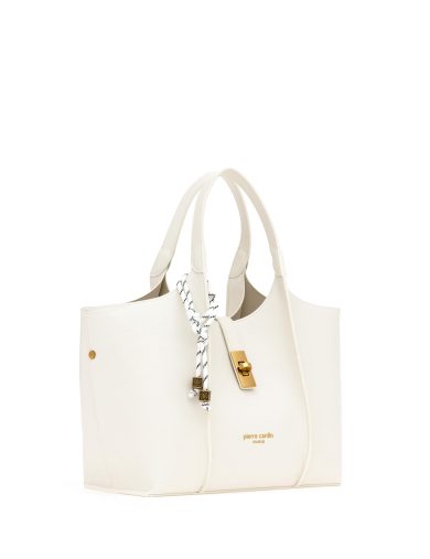 کیف رودوشی  سفید  استاندارد  زنانه  پیرکاردین